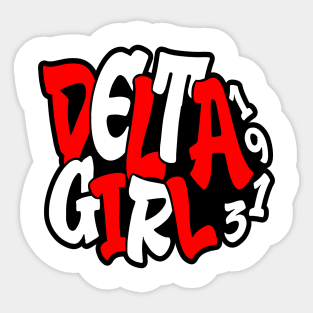 Delta Girl Sticker